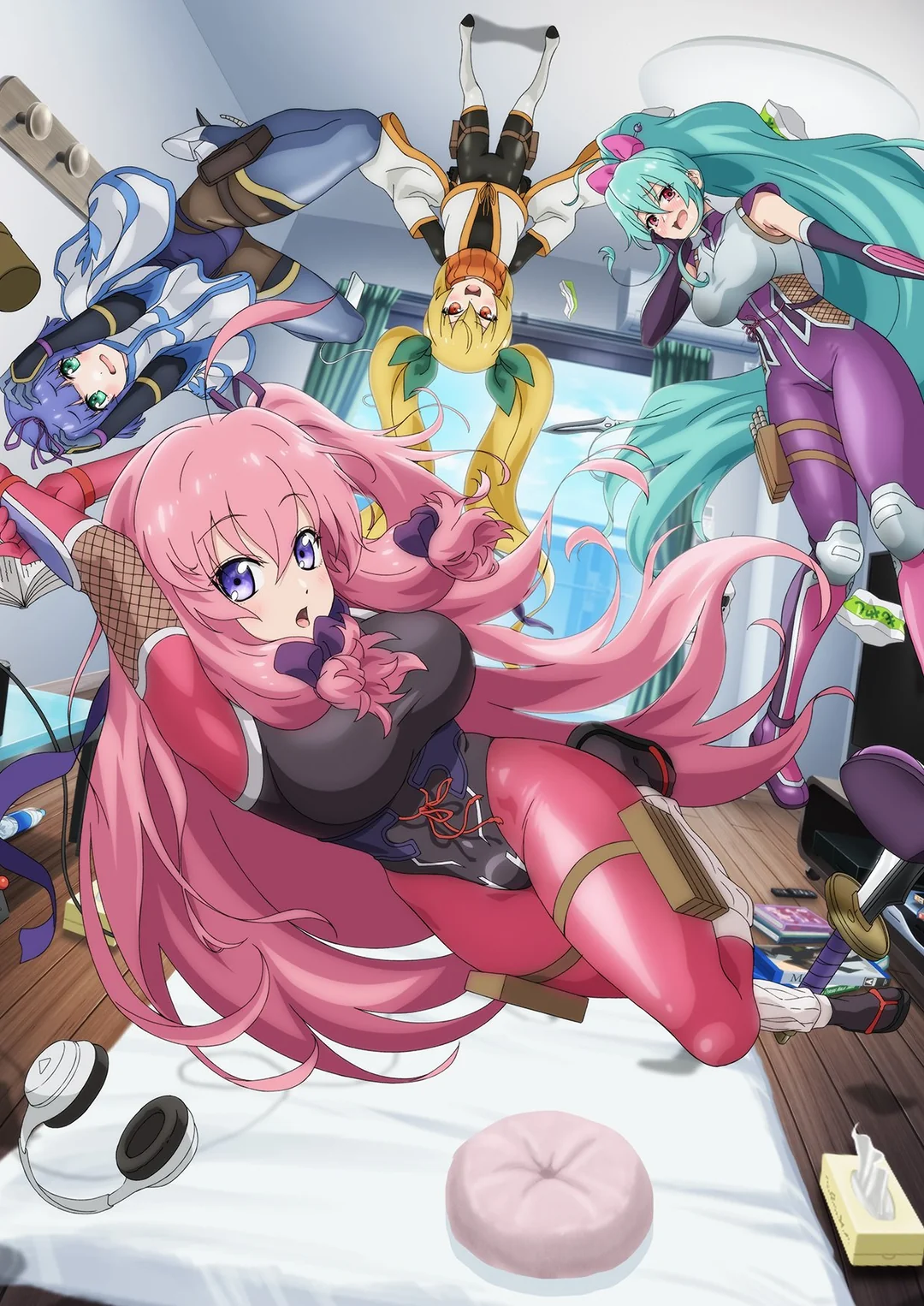 "I'm Living with an Otaku NEET Kunoichi!?" Reveals Theme Songs